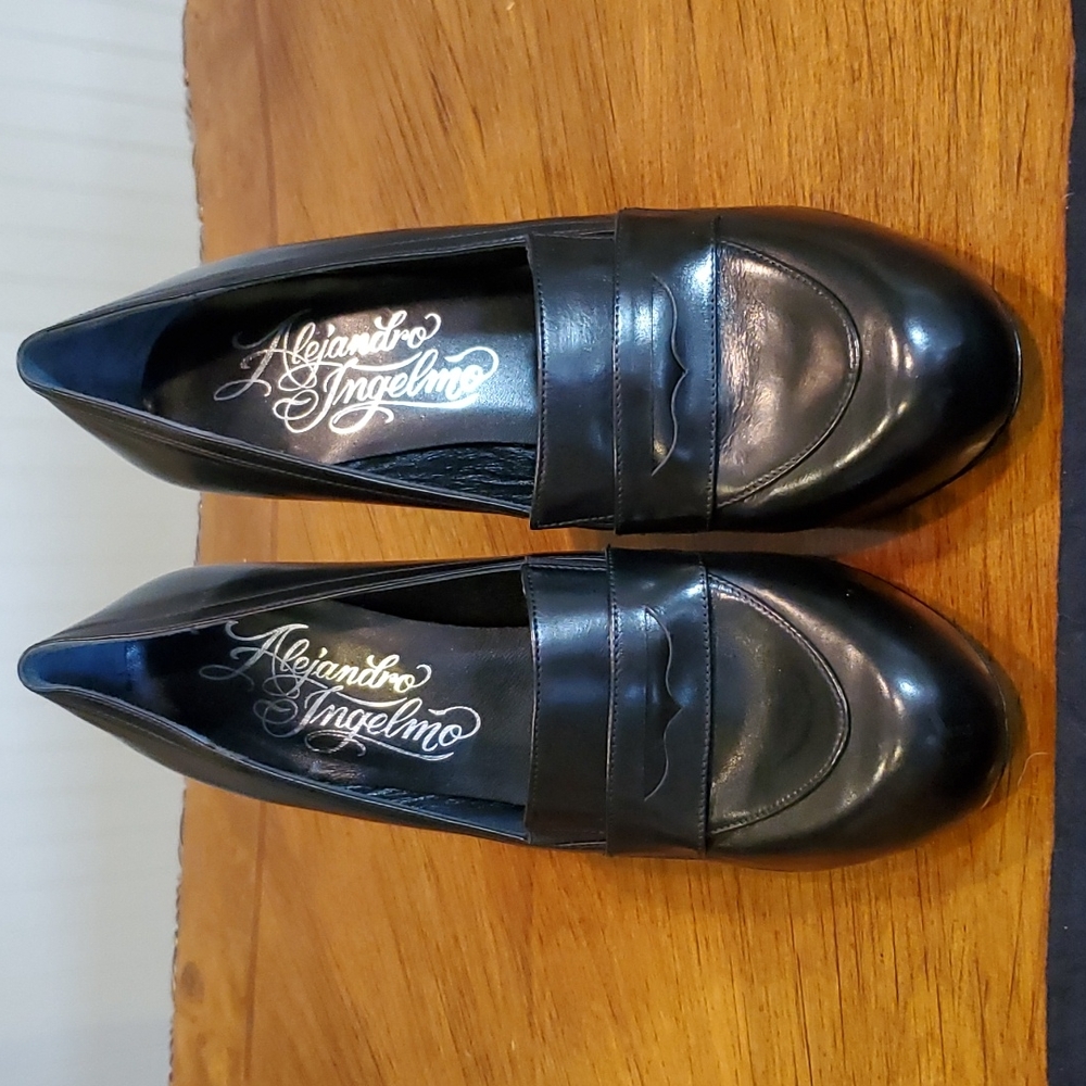 NEW Alejandro Ingelmo loafer heels - Picture 4 of 10